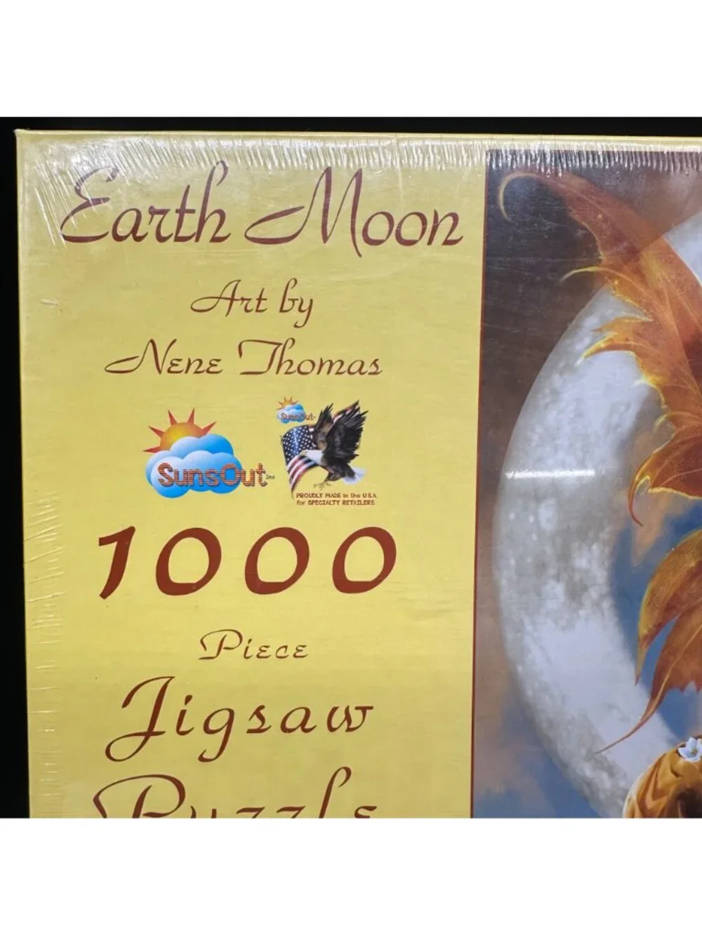 Earth Moon Fantasy 1000 Piece Puzzle Sunsout Nene Thomas Art 2017 NIB 19